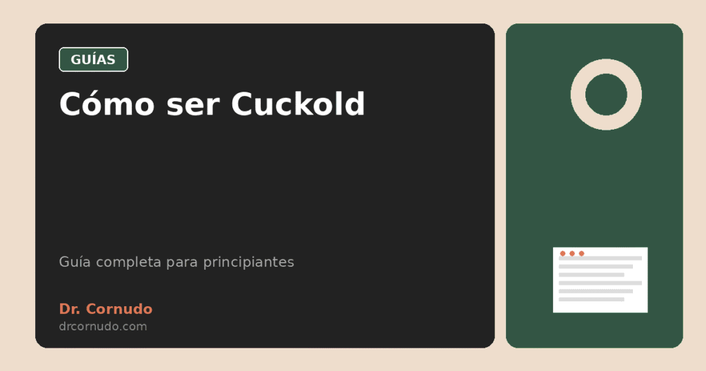 Cuckold werden: Der komplette Leitfaden für Einsteiger