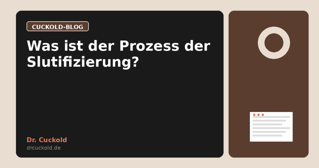 Was ist der Prozess der Slutifizierung?
